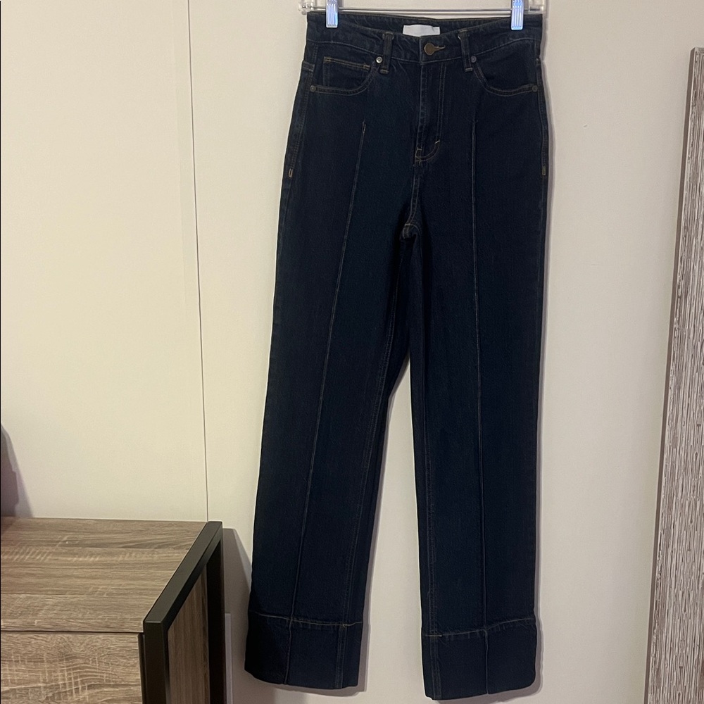 Dark Blue Denim Jeans